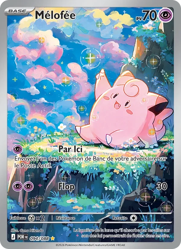Carte Pokémon Mélofée 094/124 — Équilibre Parfait