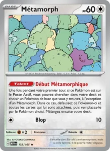 Carte Pokémon Métamorph 132/165 — 151