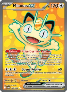 Carte Pokémon Miaouss-ex 107/124 — Équilibre Parfait