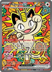 Carte Pokémon Miaouss-ex 121/124 — Équilibre Parfait