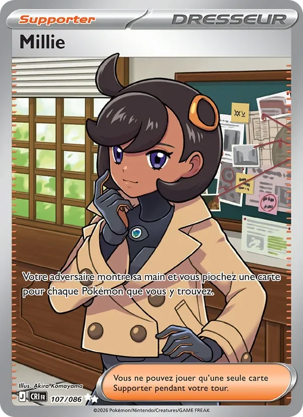Carte Pokémon Millie 107/122 — Chaos Ascendant
