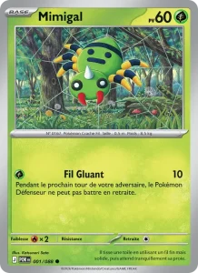 Carte Pokémon Mimigal 001/124 — Équilibre Parfait