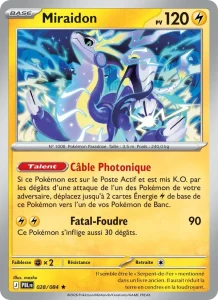 Carte Pokémon Miraidon 028/120 — Nuit Noire