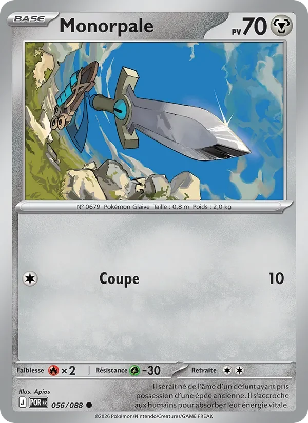 Carte Pokémon Monorpale 056/124 — Équilibre Parfait