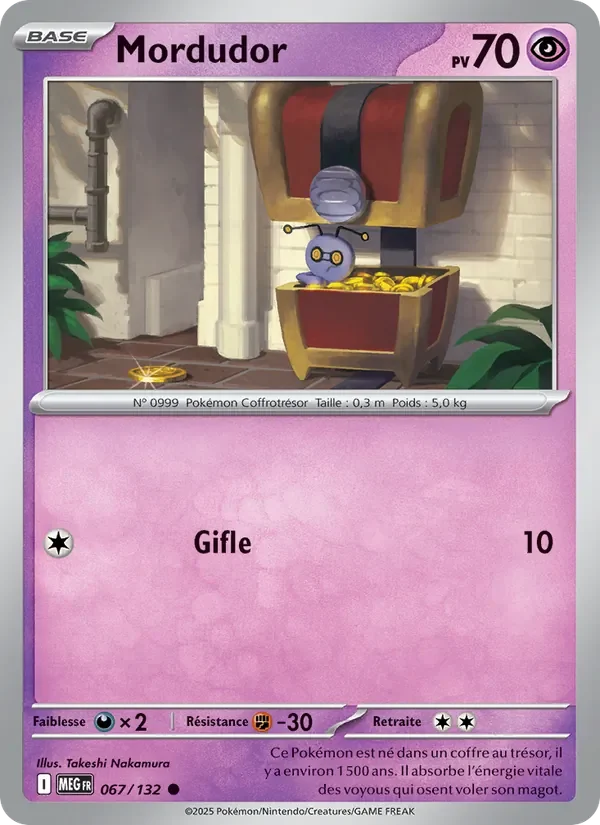 Carte Pokémon Mordudor 067/132 — Méga-Évolution