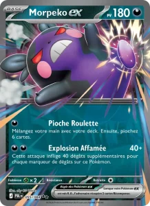 Carte Pokémon Morpeko-ex 055/120 — Nuit Noire