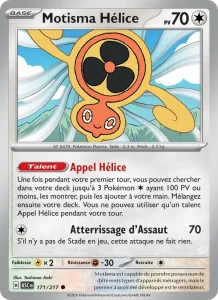 Carte Pokémon Motisma Hélice 171/295 — Héros Transcendants