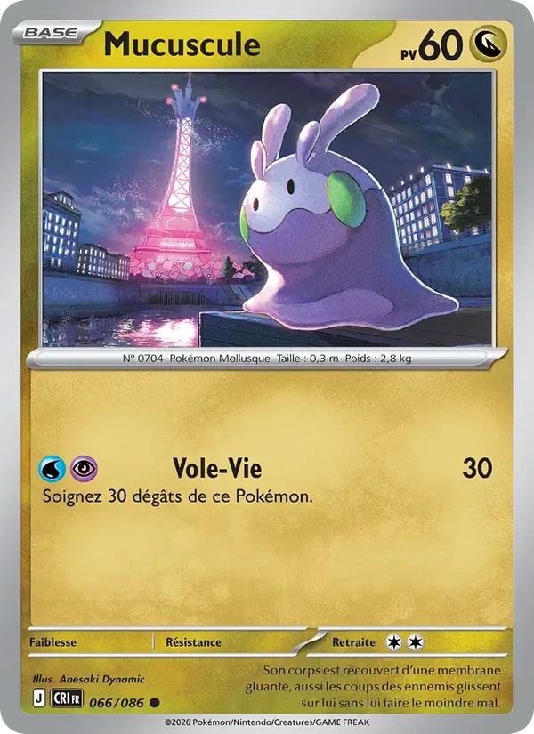 Carte Pokémon Mucuscule 066/122 — Chaos Ascendant