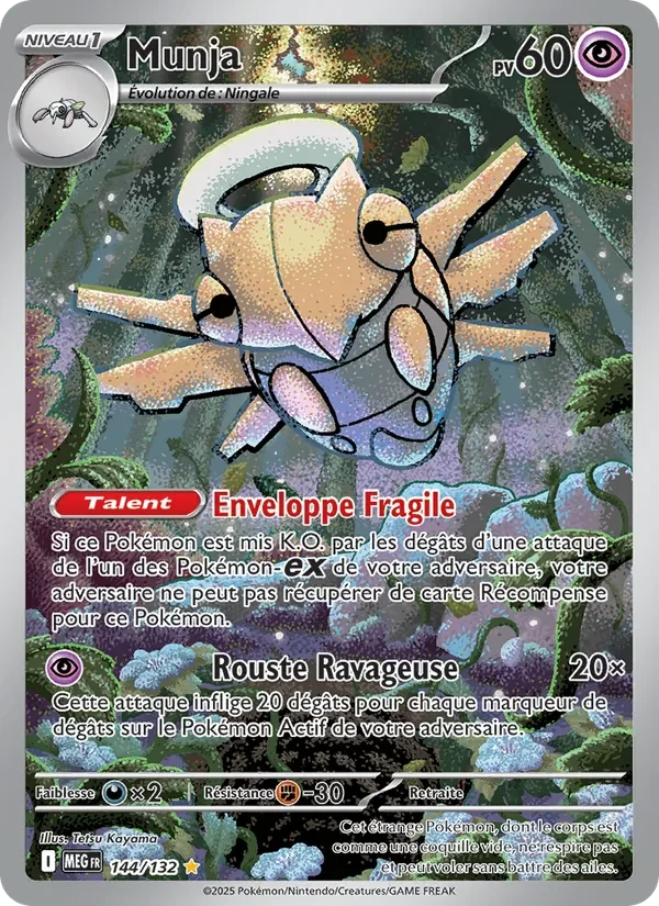 Carte Pokémon Munja 144/132 — Méga-Évolution