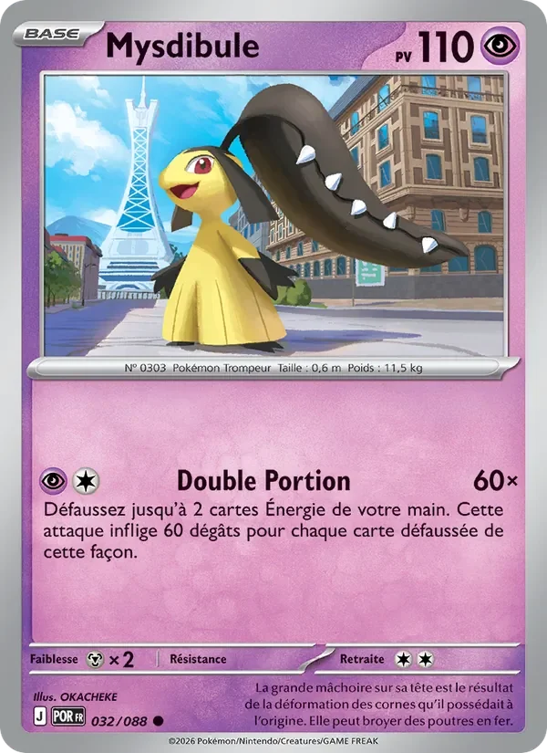 Carte Pokémon Mysdibule 032/124 — Équilibre Parfait