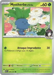 Carte Pokémon Mystherbe d'Erika 001/295 — Héros Transcendants