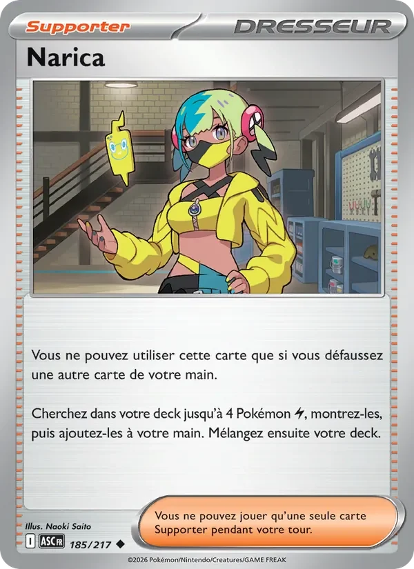 Carte Pokémon Narica 185/295 — Héros Transcendants