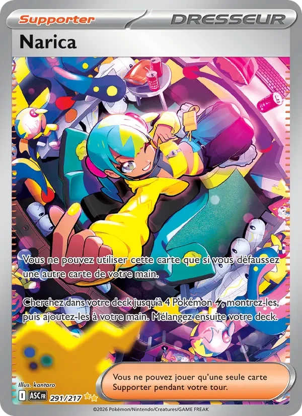 Carte Pokémon Narica 291/295 — Héros Transcendants