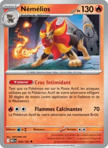 Carte Pokémon Némélios 024/132 — Méga-Évolution