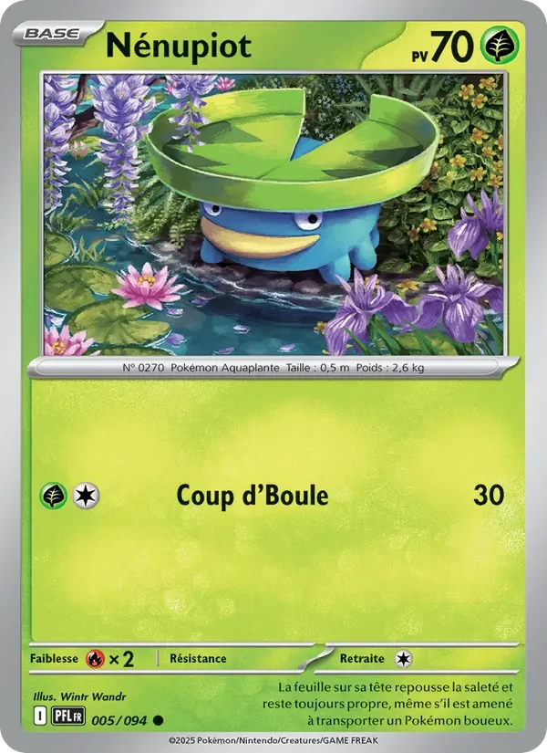 Carte Pokémon Nénupiot 005/094 — Flammes Fantasmagoriques