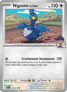 Carte Pokémon Nigosier de Nabil 177/295 — Héros Transcendants