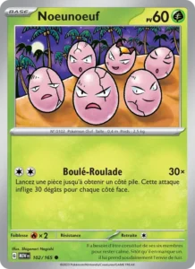 Carte Pokémon Noeunoeuf 102/165 — 151