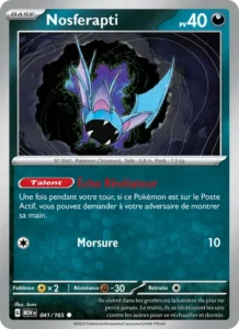 Carte Pokémon Nosferapti 041/165 — 151