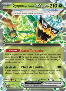 Carte Pokémon Ogerpon Masque Turquoise-ex 012/131 — Évolutions Prismatiques