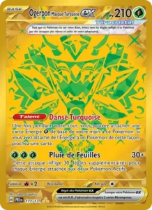 Carte Pokémon Ogerpon Masque Turquoise-ex 177/131 — Évolutions Prismatiques