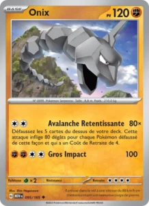 Carte Pokémon Onix 095/165 — 151