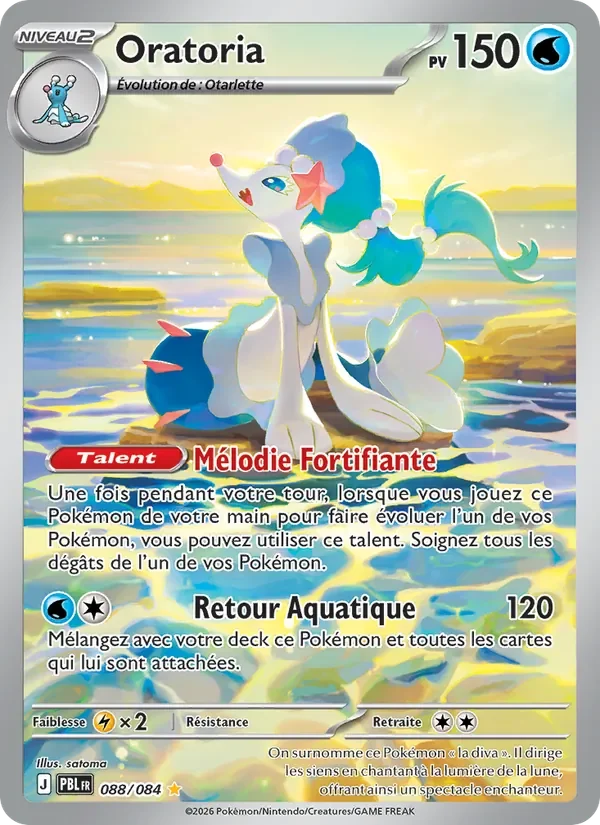 Carte Pokémon Oratoria 088/120 — Nuit Noire