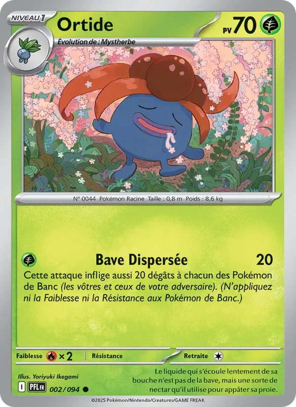 Carte Pokémon Ortide 002/094 — Flammes Fantasmagoriques