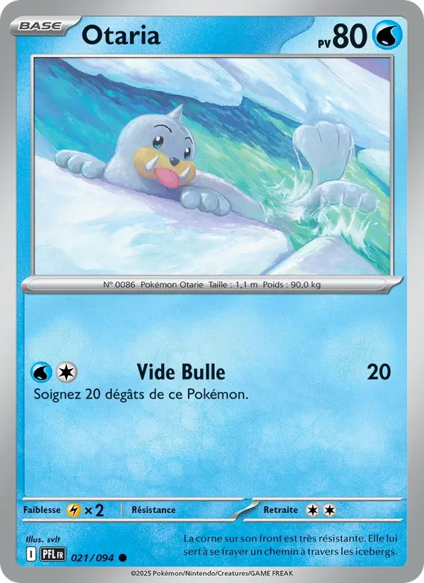 Carte Pokémon Otaria 021/094 — Flammes Fantasmagoriques