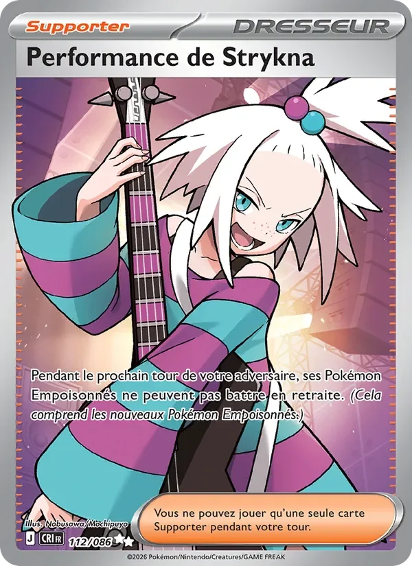 Carte Pokémon Performance de Strykna 112/122 — Chaos Ascendant