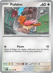 Carte Pokémon Piafabec 102/132 — Méga-Évolution