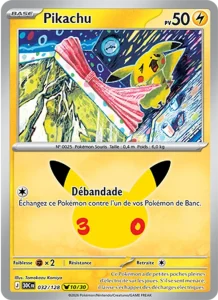Carte Pokémon Pikachu 032/128 du set 30e Anniversaire