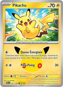 Carte Pokémon Pikachu 037/128 du set 30e Anniversaire