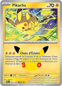 Carte Pokémon Pikachu 051/128 du set 30e Anniversaire