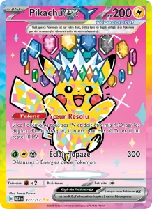 Carte Pokémon Pikachu-ex 277/295 — Héros Transcendants
