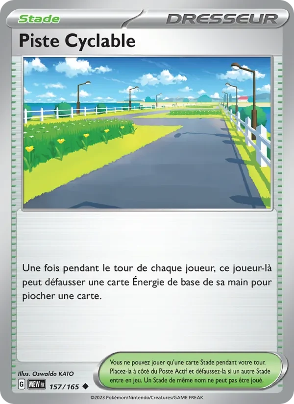 Carte Pokémon Piste Cyclable 157/165 — 151