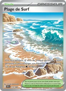 Carte Pokémon Plage de Surf 114/122 — Chaos Ascendant