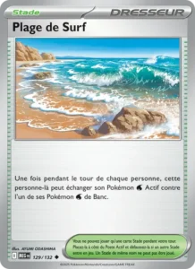 Carte Pokémon Plage de Surf 129/132 — Méga-Évolution