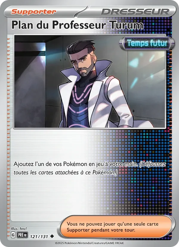 Carte Pokémon Plan du Professeur Turum 121/131 — Évolutions Prismatiques