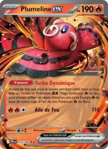 Carte Pokémon Plumeline-ex 018/094 — Flammes Fantasmagoriques