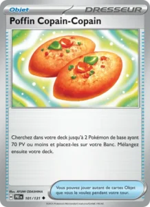 Carte Pokémon Poffin Copain-Copain 101/131 — Évolutions Prismatiques
