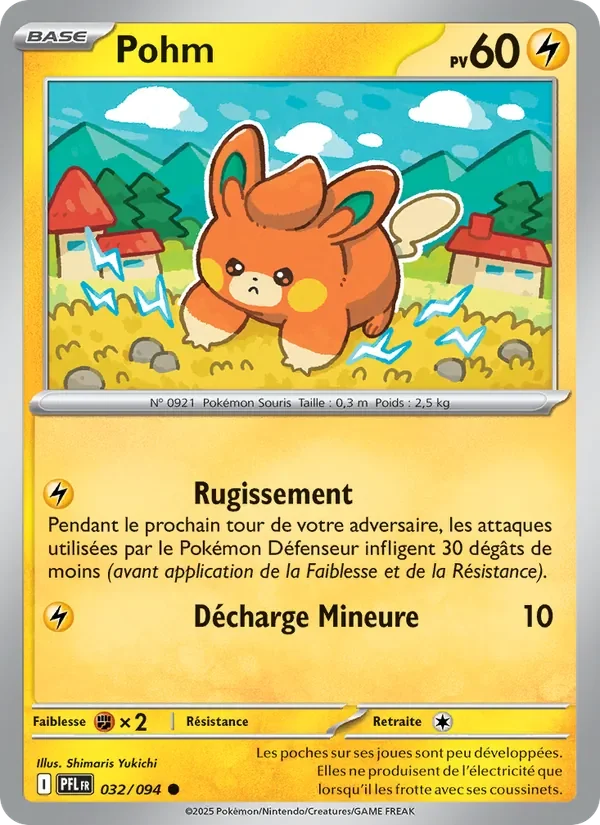 Carte Pokémon Pohm 032/094 — Flammes Fantasmagoriques