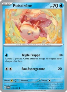 Carte Pokémon Poissirène 118/165 — 151