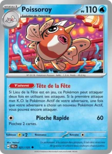 Carte Pokémon Poissoroy 021/131 — Évolutions Prismatiques