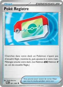 Carte Pokémon Poké Registre 081/124 — Équilibre Parfait