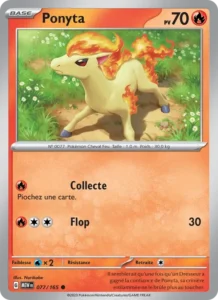 Carte Pokémon Ponyta 077/165 — 151