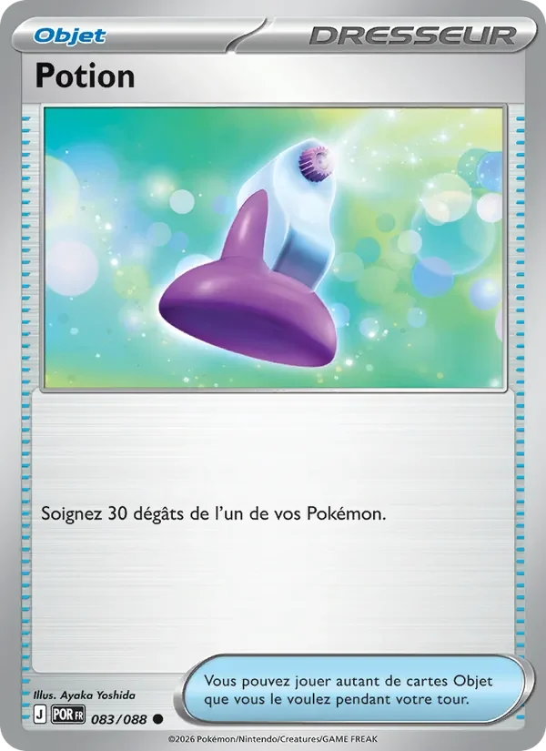 Carte Pokémon Potion 083/124 — Équilibre Parfait