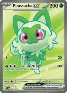Carte Pokémon Poussacha-ex 251/295 — Héros Transcendants