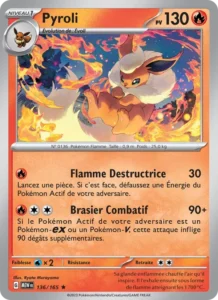 Carte Pokémon Pyroli 136/165 — 151