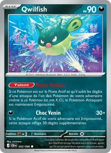 Carte Pokémon Qwilfish 052/122 — Chaos Ascendant