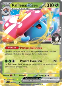 Carte Pokémon Rafflesia-ex d'Erika 003/295 — Héros Transcendants